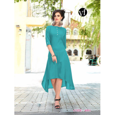 Slub Cotton Kurti
